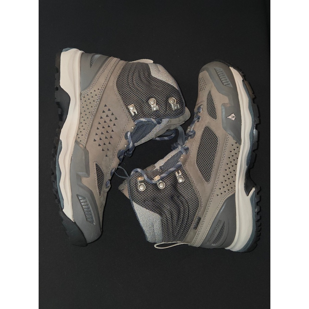 Vasque Breeze Gore Tex‎ Waterproof Hiking Boots Women's Size 9M Tan Grey